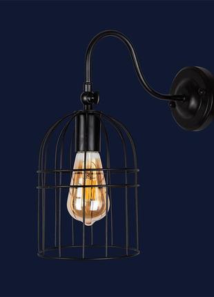 Бра в стиле лофт 756wpr106f3-1 bk