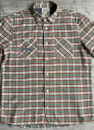 Сорочка\рубашка diesel slim fit multicolored check shirt1 фото