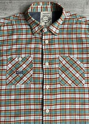 Сорочка\рубашка diesel slim fit multicolored check shirt2 фото