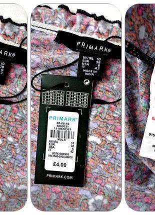 Новая укороченная блузка primark с открытыми плечами. размер uk10/eur38.4 фото