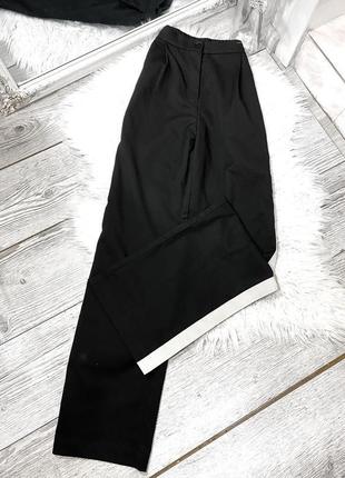 H&m чёрные прямые брюки1 фото
