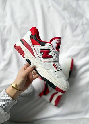Кросівки new balance 550 white red black