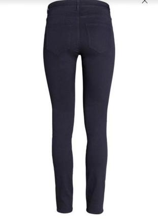 Джинсы штаны брюки скинни женские синие черные в обтяжку h&m4 фото