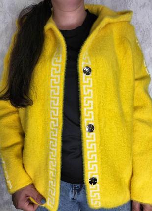 Жіноча куртка пальто альпака 4 кольори4 фото