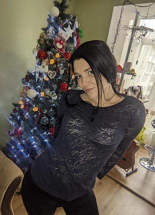 Кофта синяя в сеточку 🌠 3