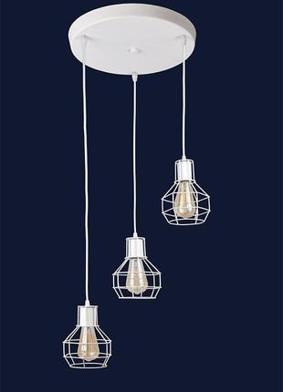Люстра в стиле лофт 756pr1618f-3 wh (300)
