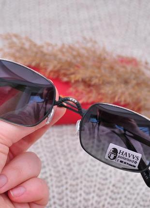 Фирменные солнцезащитные очки  havvs polarized hv68006 узкие с боковой шорой3 фото