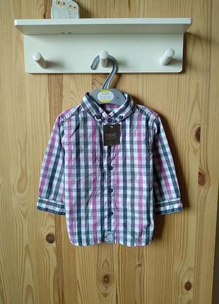 Рубашка next на 9-12 мес