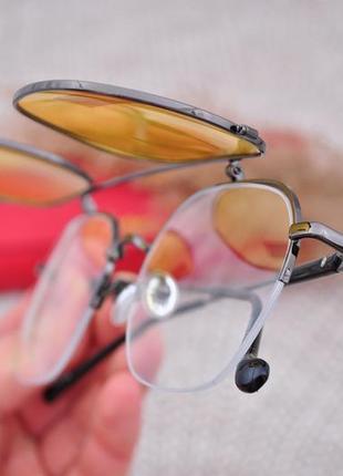 Фирменные солнцезащитные очки flip up havvs polarized hv68020  фотохромные хамелеон