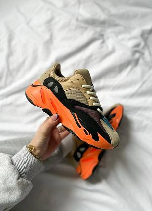 Кроссовки adidas yeezy boost 700 'enflame amber' (премиум качество)