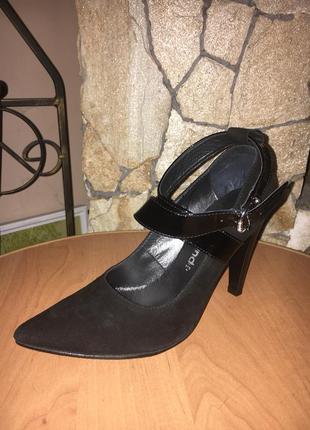 Женские туфли на каблуке 34 размер5 фото