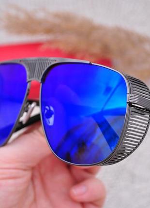 Фирменные солнцезащитные крупные очки  havvs polarized hv68012 с боковой шорой1 фото
