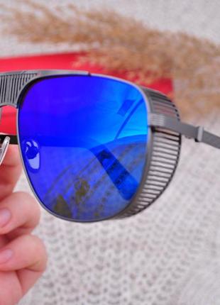 Фирменные солнцезащитные крупные очки  havvs polarized hv68012 с боковой шорой5 фото