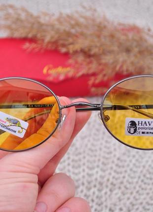 Фирменные солнцезащитные овальные очки  havvs polarized hv68004 хамелеон3 фото
