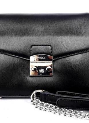 Статусная элегантная кожаная сумка furla турция 🖤