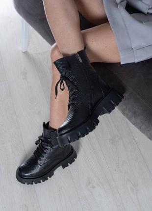 Ботинки натуральная кожа зима деми