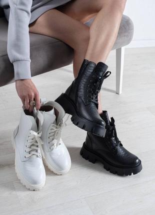 Ботинки натуральная кожа зима деми