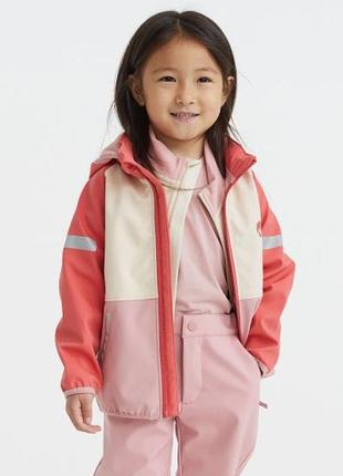 Трендова демісезонна куртка для дівчинки непродувного водовідштовхувального h&m h&m сша3 фото