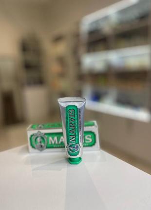 Зубная паста "классическая мята" с ксилитол marvis classic strong mint + xylitol 25мл