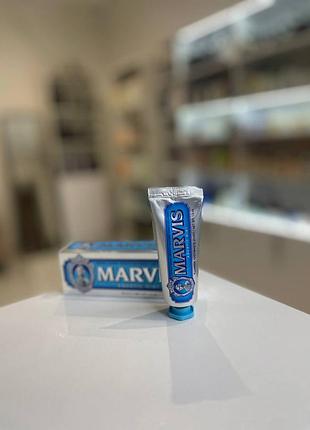 Зубна паста "морська м'ята" marvis aquatic mint 25мл
