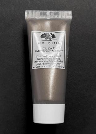 Питательная маска с медом и углем для лица origins clear improvement charcoal honey mask2 фото