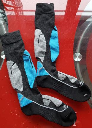 Alive германия детские лыжные термо носки высокие гольфы мальчику девочке 31-34р новые