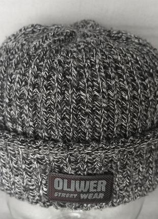 Вязанная шапка oliwer (польша)2 фото