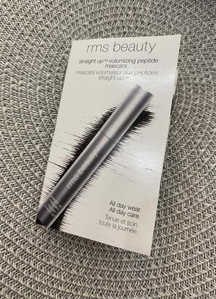 Туш для вій rms beauty straight up volumizing peptide mascara, 1 мл