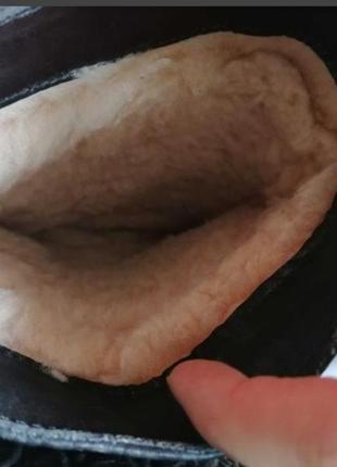 Шкіряні натуральні чоботи 39-406 фото