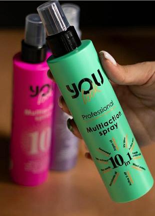 Мультіспрей 10 в 1 you look professional multiaction spray 10 in 1
200 мл1 фото