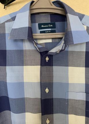 Мужская рубашка massimo dutti р-р l
