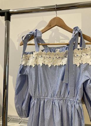 Платье в клетку