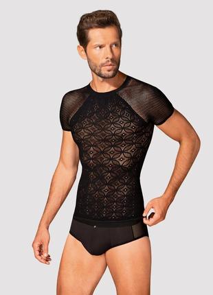 Еротична футболка принт візерунок сітка