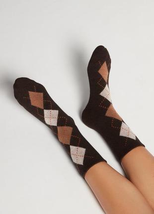 Теплые носки calzedonia с кашемиром и шерстью
