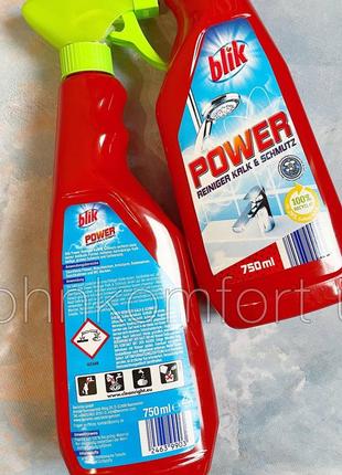 Спрей для ванной комнаты blik power 750 ml6 фото