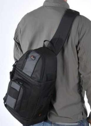 Lowepro slingshot 202 aw рюкзак фотографа черный сумка для фотокамеры водонепроницаемая