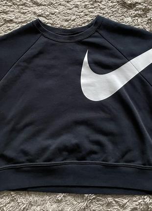 Худи укороченное nike sportswear big swoosh, оригинал, размер s oversize9 фото