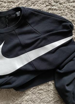 Худи укороченное nike sportswear big swoosh, оригинал, размер s oversize10 фото