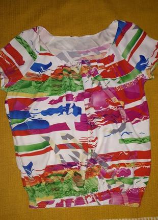 Блуза кольорова реглан р. s/м