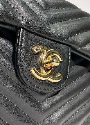 Женская стильная черная сумка с ремнем через плечо 🆕 средняя сумка8 фото