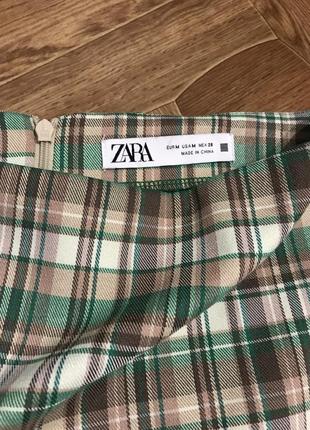 Спідниця в клітинку zara2 фото