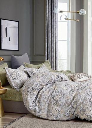 Постельное белье сатин різні кольори lotus home - hana евро