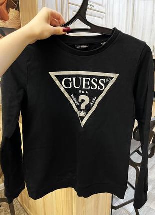 Свитшот худи guess гес оригинал реглан1 фото