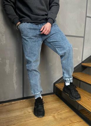 Мужские классические джинсы с шнурками / качественные повседневные мужские джинсы3 фото