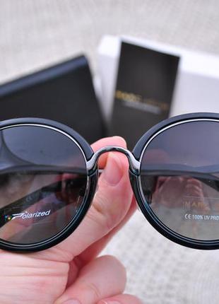 Фирменные солнцезащитные очки круглые с шорой marc john polarized mj0766