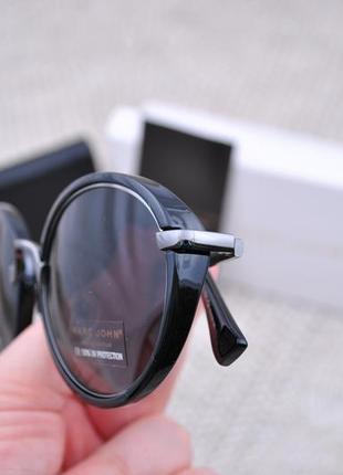 Фирменные солнцезащитные очки круглые с шорой marc john polarized mj0766