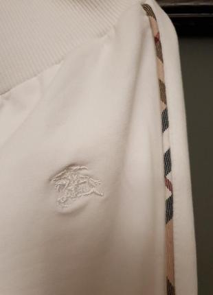 Білі спортивні широкі штани,burberry,8 фото