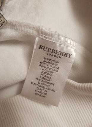 Білі спортивні широкі штани,burberry,6 фото