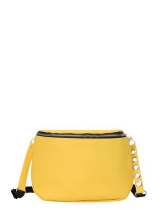 Жіноча сумка milano жовта7 фото