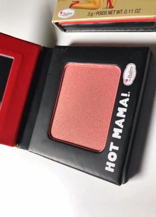 Мини румяна the balm🇺🇸 hot mama2 фото